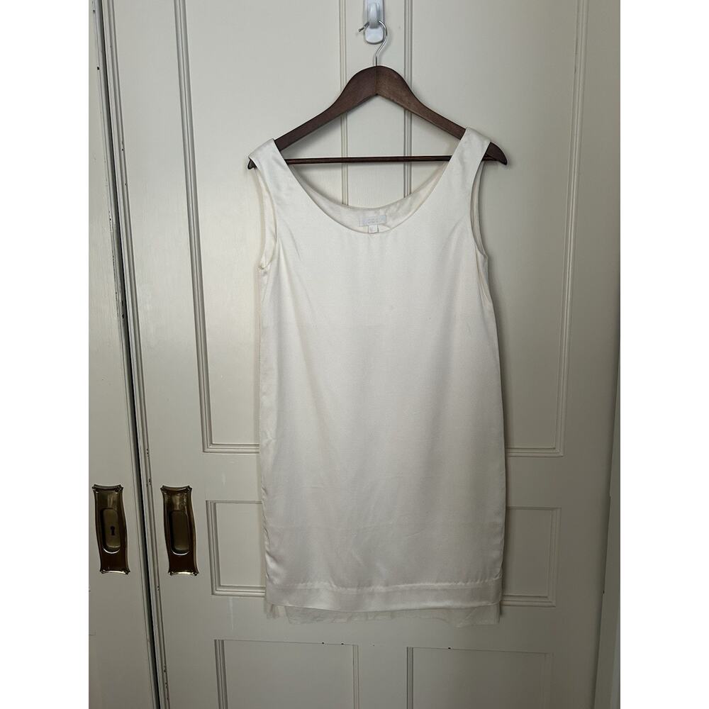 COS Lightweight Sleeveless Sheath Dress Womens Size 6 Ivory Classic Career